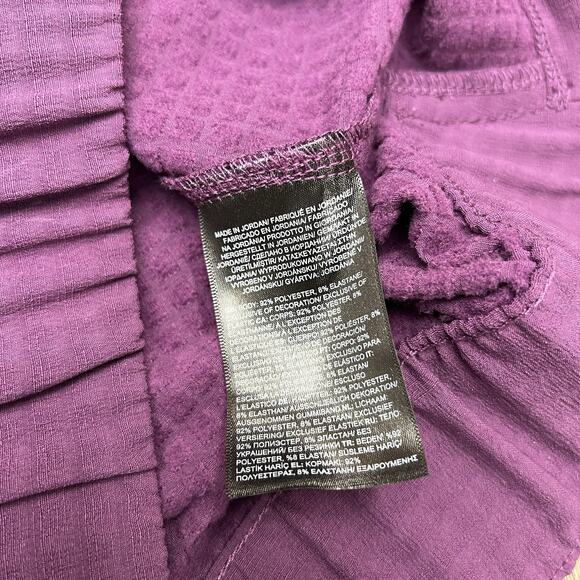 The North Face Pullover Sweatshirt Sz XS Womens Purple Tekware Grid 1/4 Zip $100 - Picture 11 of 13